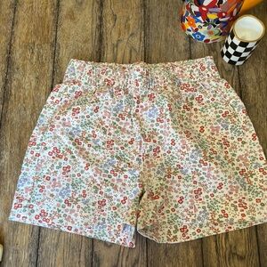 Levi's High Waist Pink and Red Shorts